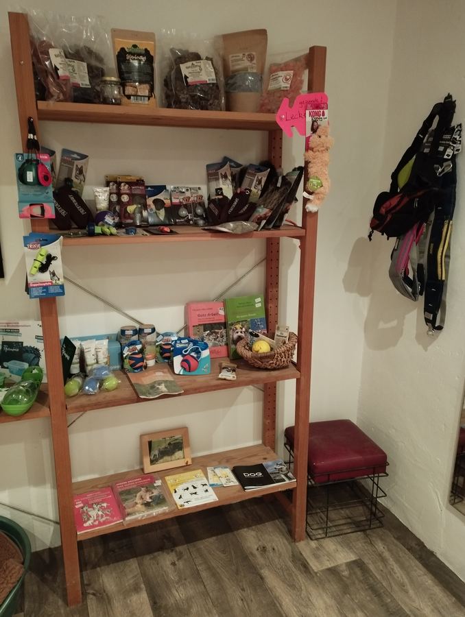 Auswahl im Hundeshop